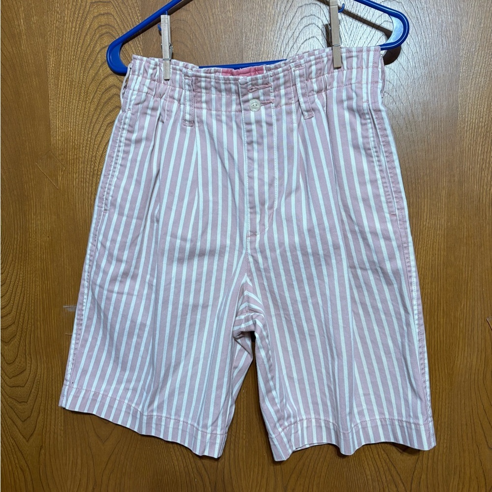 Vintage Classic Pink Striped Men's Shorts
